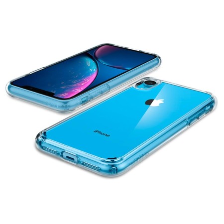 Husa pentru iPhone XR - Spigen Ultra Hybrid - Crystal Clear