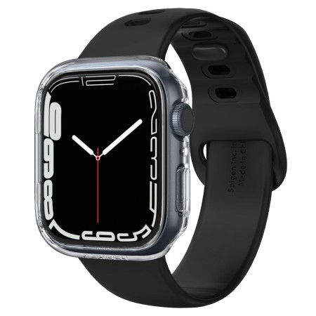 Husa pentru Apple Watch 7 / 8 / 9 (45mm) - Spigen Thin Fit - Crystal Clear