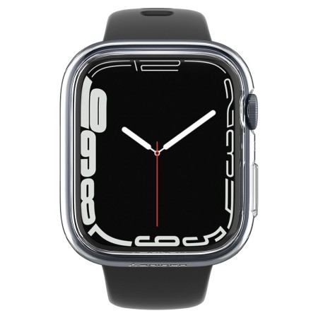 Husa pentru Apple Watch 7 / 8 / 9 (45mm) - Spigen Thin Fit - Crystal Clear