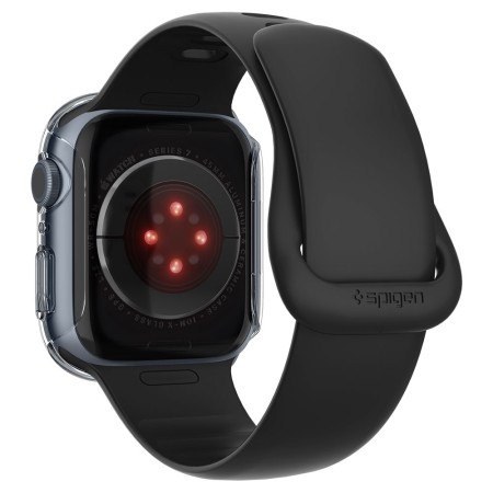 Husa pentru Apple Watch 7 / 8 / 9 (45mm) - Spigen Thin Fit - Crystal Clear