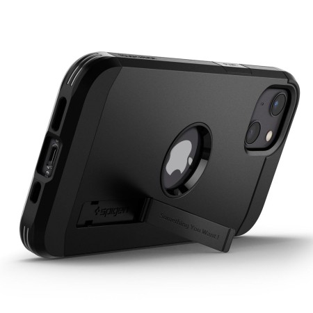 Husa pentru iPhone 13 - Spigen Tough Armor - Black