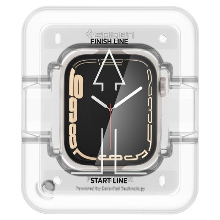 Folie pentru Apple Watch 7 / 8 45mm (set 2) - Spigen ProFlex EZ Fit - Black