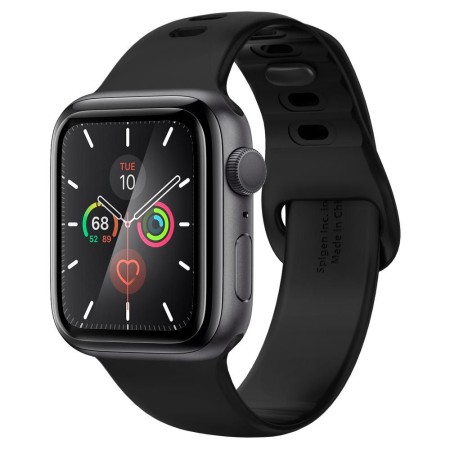 Folie pentru Apple Watch 4 / 5 / 6 / SE / SE 2 (40mm) (set 2) - Spigen ProFlex EZ Fit - Black