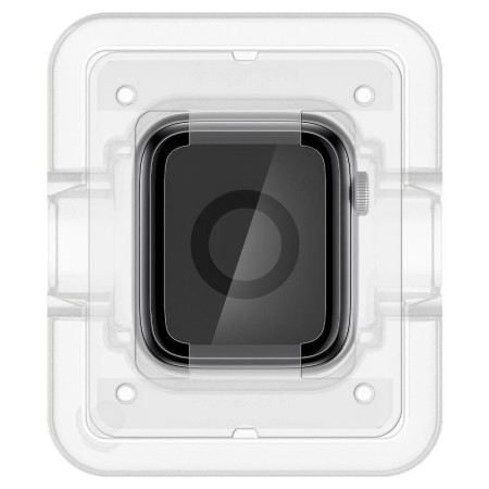 Folie pentru Apple Watch 4 / 5 / 6 / SE / SE 2 (40mm) (set 2) - Spigen ProFlex EZ Fit - Black