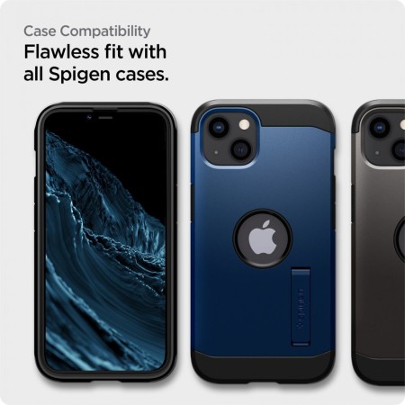 Folie pentru iPhone 13 / 13 Pro / iPhone 14 - Spigen Glas.tR Align Master - Black