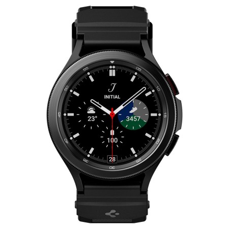 Curea pentru Samsung Galaxy Watch 4/5/Active 2, Huawei Watch GT 3 (42mm)/GT 3 Pro (43mm) - Spigen Rugged Band - Black