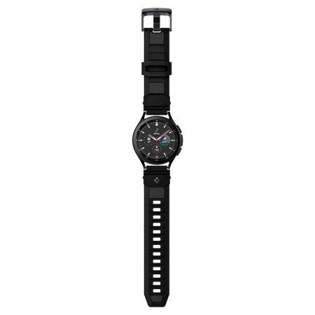 Curea pentru Samsung Galaxy Watch 4/5/Active 2, Huawei Watch GT 3 (42mm)/GT 3 Pro (43mm) - Spigen Rugged Band - Black