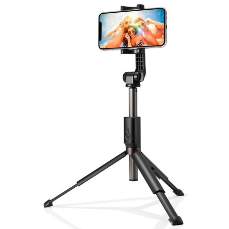 Selfie Stick Stabil Bluetooth, 90cm - Spigen Tripod Mount (S540W) - Black