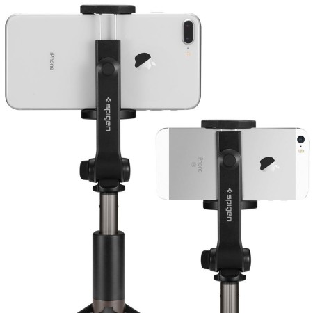 Selfie Stick Stabil Bluetooth, 90cm - Spigen Tripod Mount (S540W) - Black