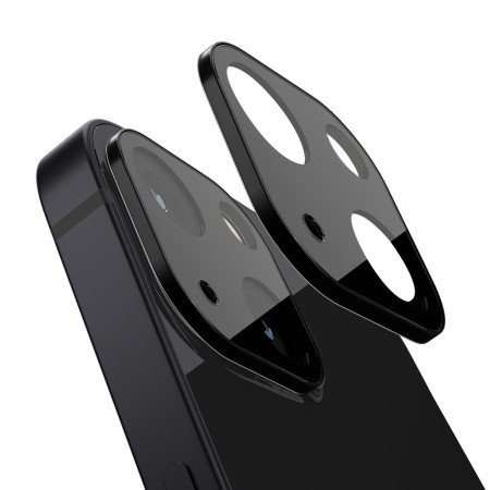 Folie Camera pentru iPhone 13 / 13 mini (set 2) - Spigen Optik.tR - Black