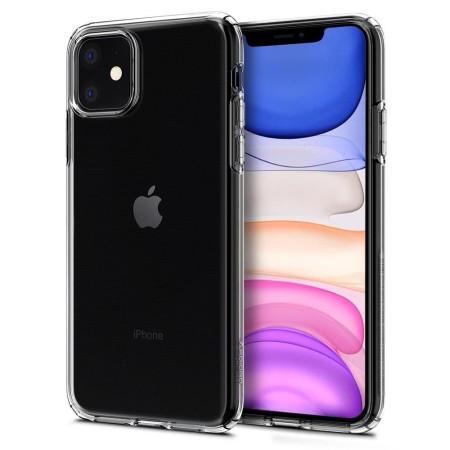 Husa pentru iPhone 11 - Spigen Liquid Crystal - Clear