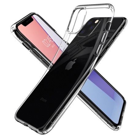 Husa pentru iPhone 11 Pro - Spigen Liquid Crystal - Clear