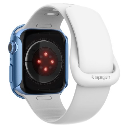 Husa pentru Apple Watch 7 / 8 / 9 (45mm) - Spigen Thin Fit - Blue