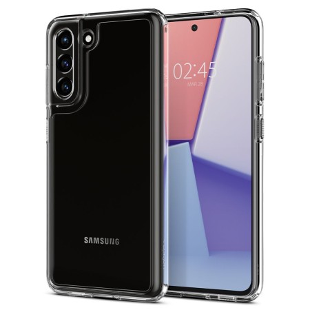 Husa pentru Samsung Galaxy S21 FE 5G - Spigen Ultra Hybrid - Crystal Clear