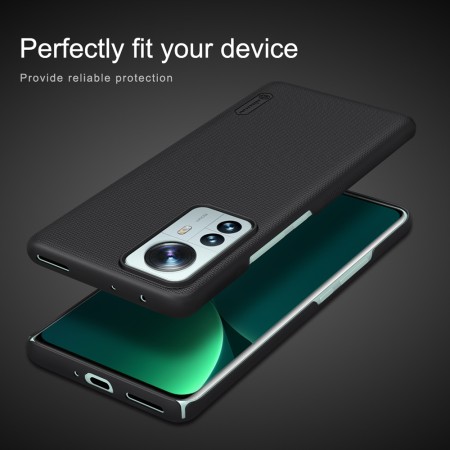 Husa pentru Xiaomi 12 Pro - Nillkin Super Frosted Shield - Black