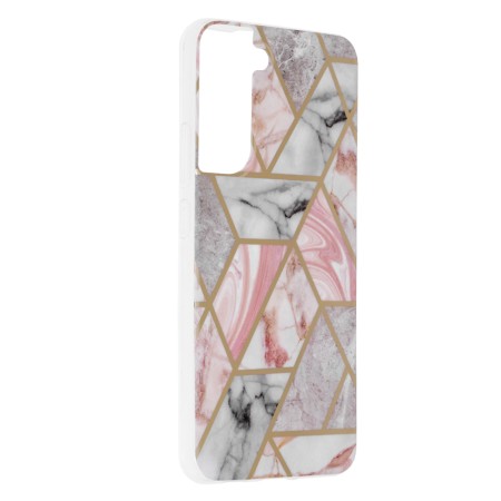 Husa pentru Samsung Galaxy S22 Plus 5G - Techsuit Marble Series - Pink Hex