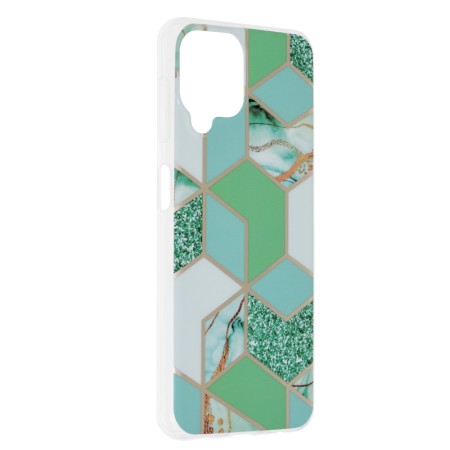 Husa pentru Samsung Galaxy A22 4G / M22 4G - Techsuit Marble Series - Green Hex