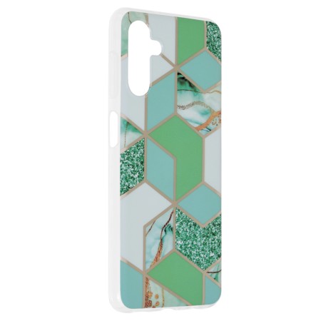 Husa pentru Samsung Galaxy A13 5G / A04s - Techsuit Marble Series - Green Hex