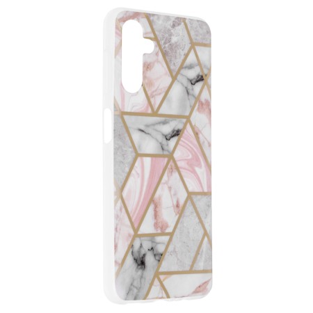 Husa pentru Samsung Galaxy A13 5G / A04s - Techsuit Marble Series - Pink Hex