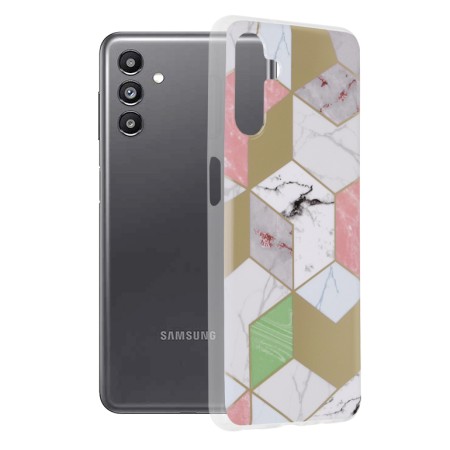 Husa pentru Samsung Galaxy A13 5G / A04s - Techsuit Marble Series - Purple Hex