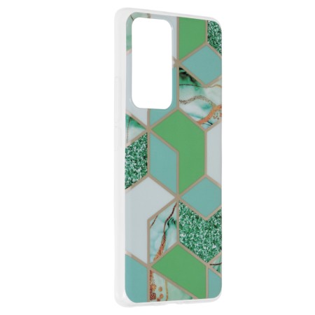 Husa pentru Xiaomi 12 Pro - Techsuit Marble Series - Green Hex