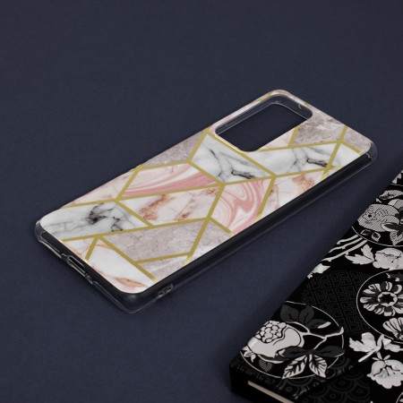 Husa pentru Xiaomi 12 Pro - Techsuit Marble Series - Pink Hex