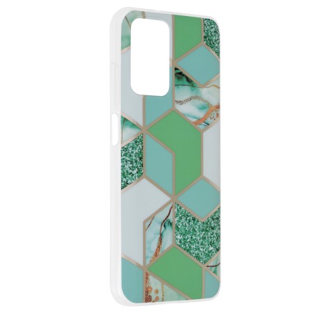 Husa pentru Xiaomi Redmi 10 2021 / Redmi 10 2022 - Techsuit Marble Series - Green Hex