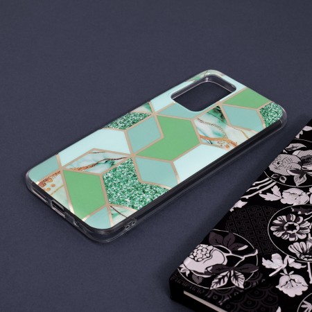 Husa pentru Xiaomi Redmi 10 2021 / Redmi 10 2022 - Techsuit Marble Series - Green Hex