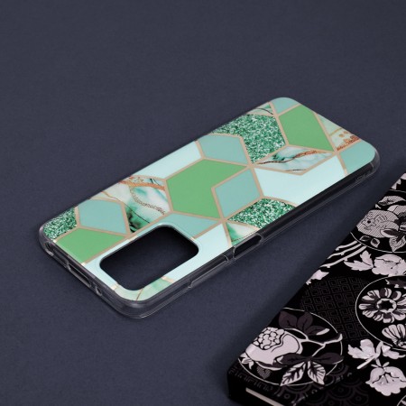 Husa pentru Xiaomi Redmi 10 2021 / Redmi 10 2022 - Techsuit Marble Series - Green Hex