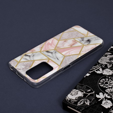 Husa pentru Xiaomi Redmi 10 2021 / Redmi 10 2022 - Techsuit Marble Series - Pink Hex