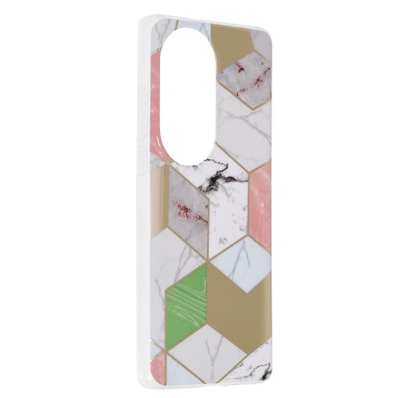 Husa pentru Huawei P50 Pro - Techsuit Marble Series - Purple Hex