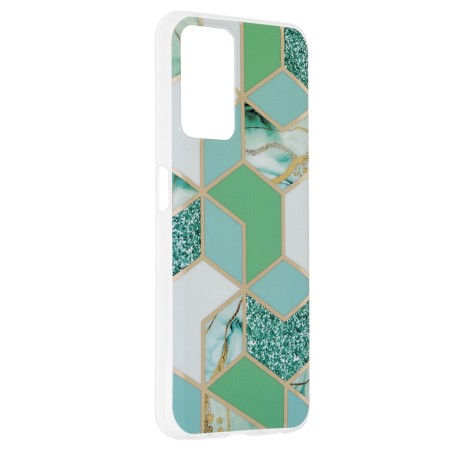 Husa pentru Realme 9i / Oppo A76 / Oppo A96 - Techsuit Marble Series - Green Hex