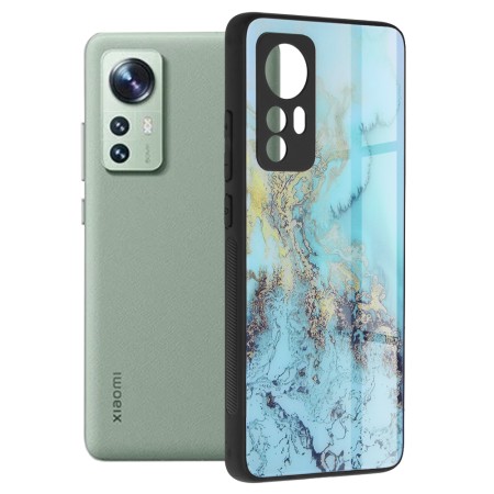 Husa pentru Xiaomi 12 - Techsuit Glaze Series - Blue Ocean