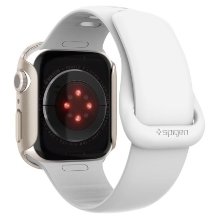 Husa pentru Apple Watch 7 / 8 / 9 (41mm) - Spigen Thin Fit - Starlight