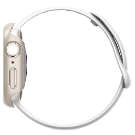 Husa pentru Apple Watch 7 / 8 / 9 (41mm) - Spigen Thin Fit - Starlight