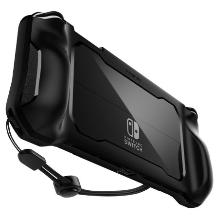 Husa pentru Nintendo Switch OLED - Spigen Rugged Armor - Black