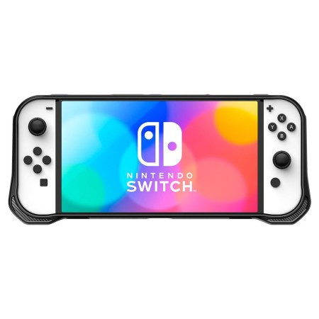 Husa pentru Nintendo Switch OLED - Spigen Rugged Armor - Black