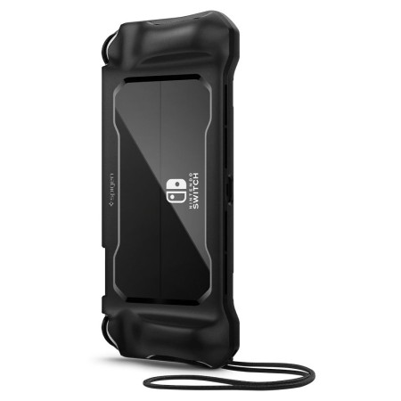 Husa pentru Nintendo Switch OLED - Spigen Rugged Armor - Black