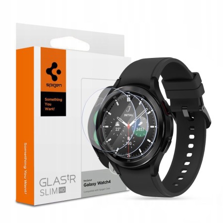 Folie pentru Samsung Galaxy Watch4 Classic 42mm (set 3) - Spigen Glas.tR Slim - Clear