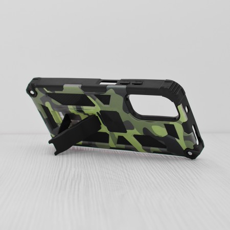 Husa pentru Xiaomi Redmi Note 11 / Note 11S - Techsuit Blazor Series - Camo Lime