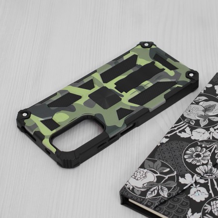 Husa pentru Xiaomi Redmi Note 11 / Note 11S - Techsuit Blazor Series - Camo Lime