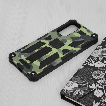 Husa pentru Xiaomi Redmi Note 11 / Note 11S - Techsuit Blazor Series - Camo Lime