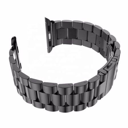 Curea pentru Apple Watch 1/2/3/4/5/6/7/8/9/SE/SE 2 (38/40/41mm) - Techsuit Watchband (W036) - Black