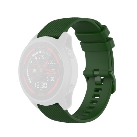 Curea pentru Samsung Galaxy Watch 4/5/Active 2, Huawei Watch GT 3 (42mm)/GT 3 Pro (43mm) - Techsuit Watchband 20mm (W006) - Green