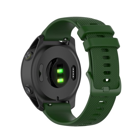 Curea pentru Samsung Galaxy Watch 4/5/Active 2, Huawei Watch GT 3 (42mm)/GT 3 Pro (43mm) - Techsuit Watchband 20mm (W006) - Green