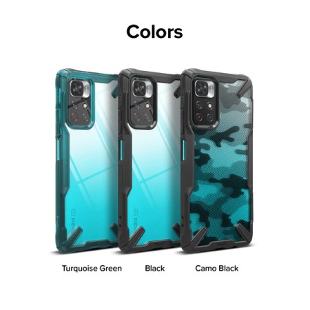 Husa pentru Xiaomi Poco M4 Pro 5G - Ringke Fusion X Design - Camo Black