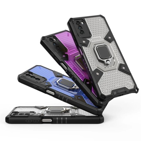 Husa pentru Xiaomi Poco M3 - Techsuit Honeycomb Armor - Blue