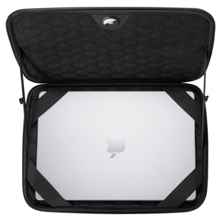 Husa pentru Laptop 13-14" - Spigen Rugged Armor Pro Pouch - Black