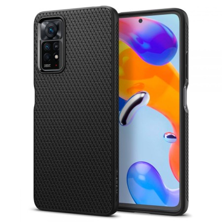 Husa pentru Xiaomi Redmi Note 11 Pro 4G / Note 11 Pro 5G - Spigen Liquid Air - Matte Black