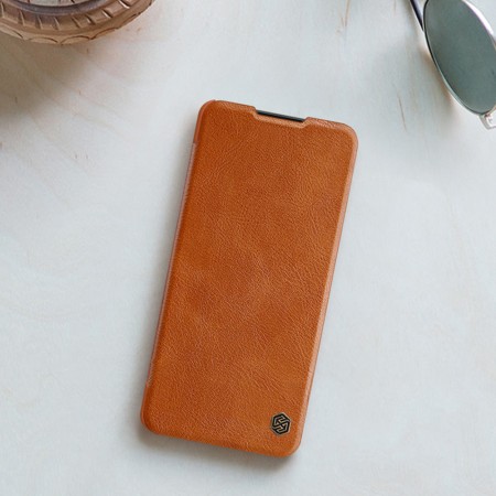 Husa pentru Samsung Galaxy A23 4G / A23 5G - Nillkin QIN Leather Case - Brown